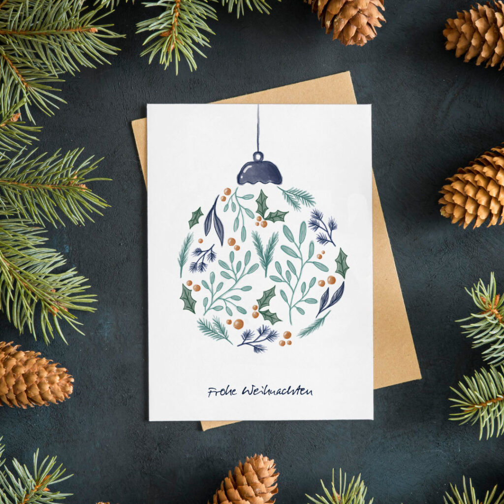WEIHNACHTSKARTE | frohe Weihnachten